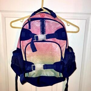 Pottery Barn Mackenzie Sparkle Glitter Backpack Size Small